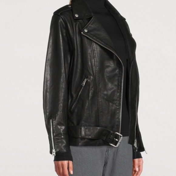 New with tags Mackage leather moto jacket - Picture 3 of 3